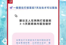 狗狗到新家多久可以打疫苗？（打疫苗对狗狗健康的重要性）